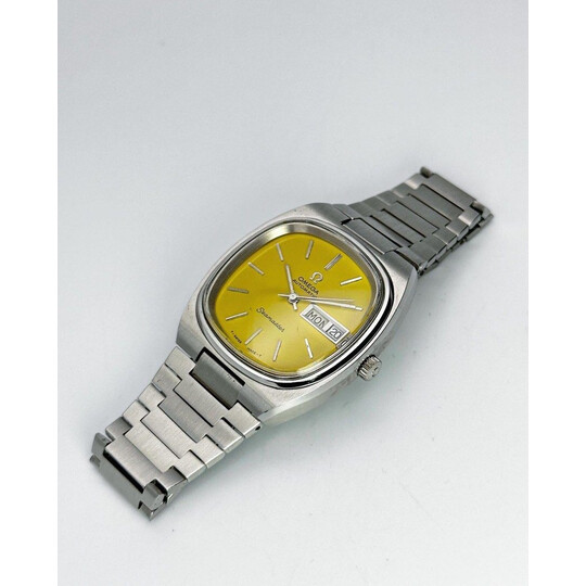 (SOLD!!) 35mm • 1970s Vintage Omega Seamaster Yellow TV